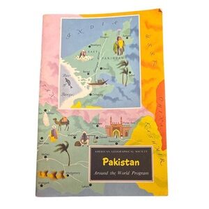 VTG 1958 Pakistan American Geographical Society Around the World Program Book
